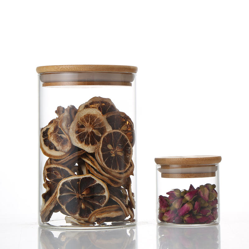 Oem Factory Saffron Jar Glass Small Kitchen Containers Storage Jar For Food Storage