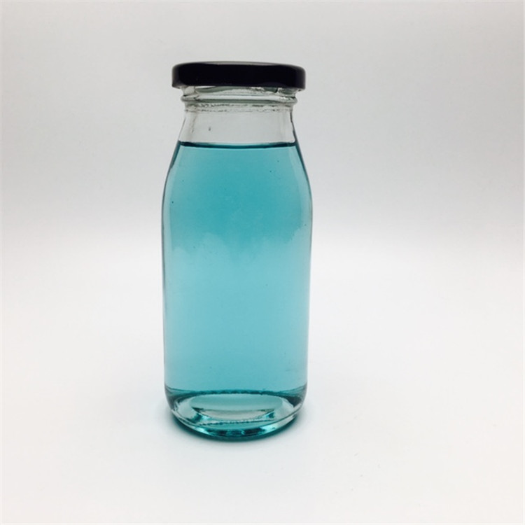 Oem manufacturer 250ml tapioca beverage glass bottle agriculture food beverage bottle