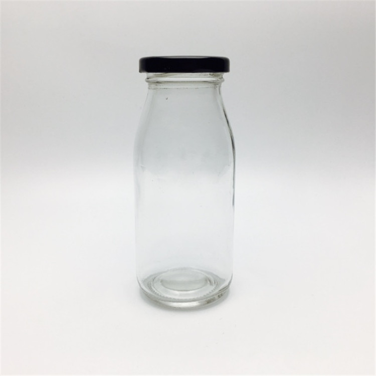 Oem manufacturer 250ml tapioca beverage glass bottle agriculture food beverage bottle