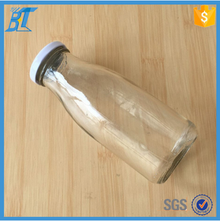 Oem manufacturer 250ml tapioca beverage glass bottle agriculture food beverage bottle