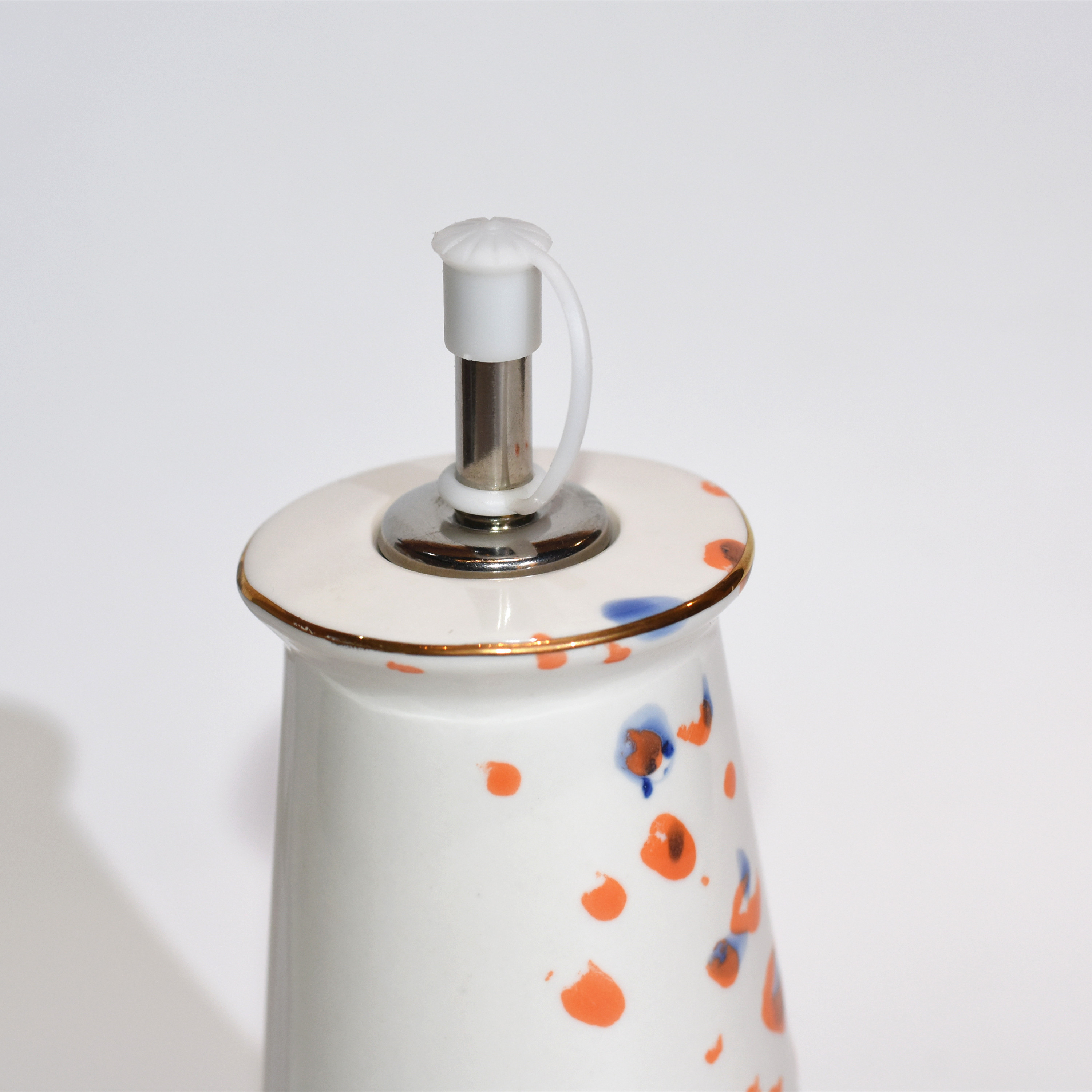 Oil Bottle Manager For Family Hand Painted Ceramic Oil Vinegar Bottles Set