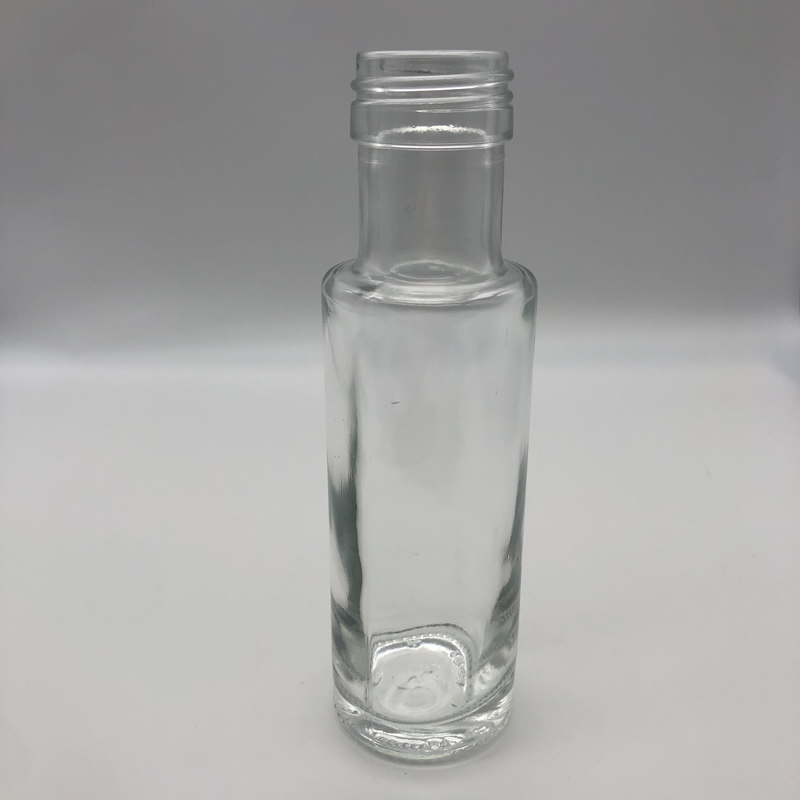 Oil Bottle Olive Custom Wholesale 250ml 100ml Clear Glass Essential Oil Cooking Oil CROWN Cap Hot Stamping