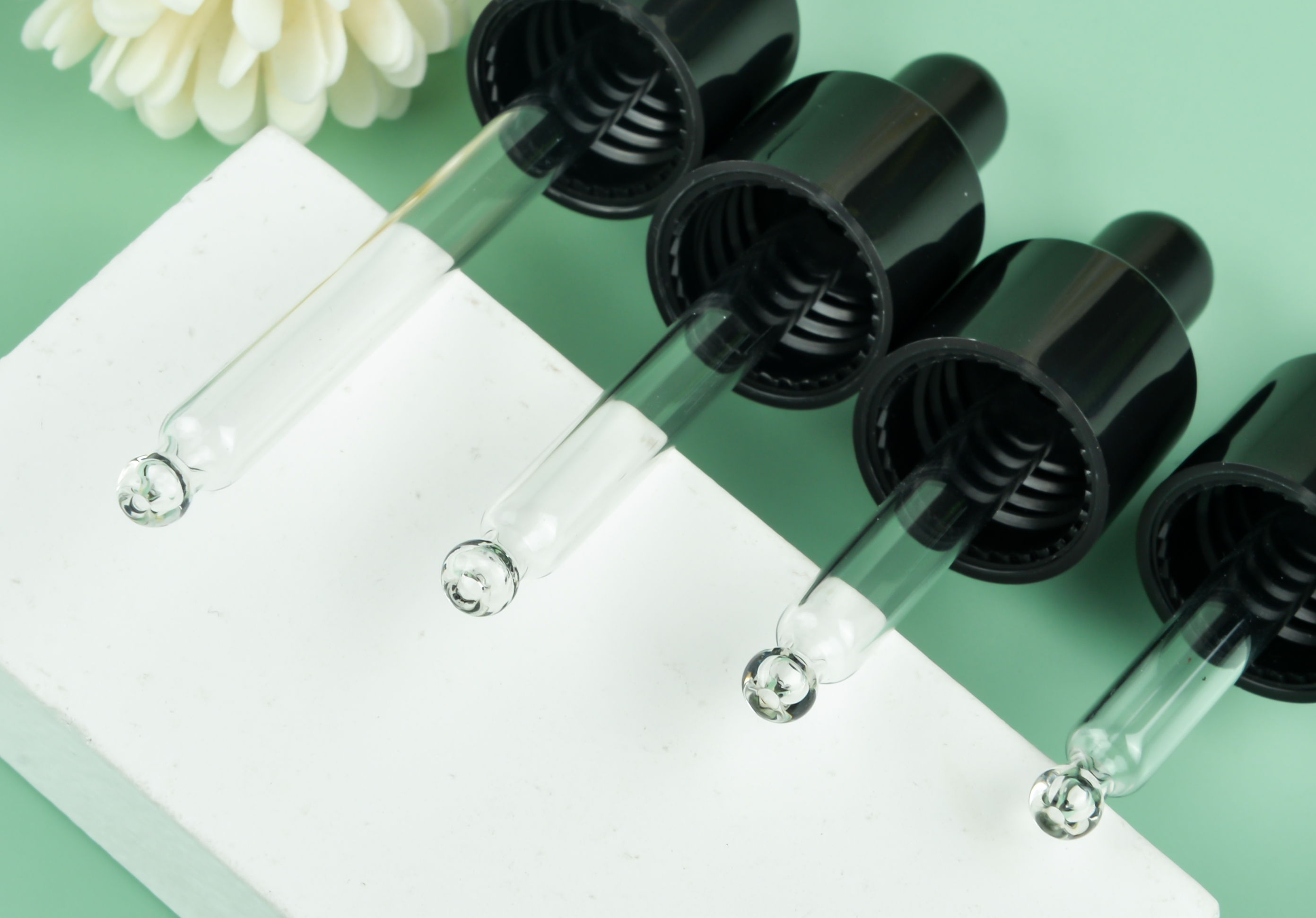 Oil Dropper Bottle Blow molding Glass Essential 5ml 10ml Customized Dropper Bottle