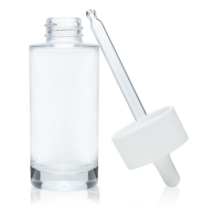 Oil Serum Bottles 30ml 50ml Empty Face Serum Syringe Packing Bottle Serum Bottle Glass Dropper