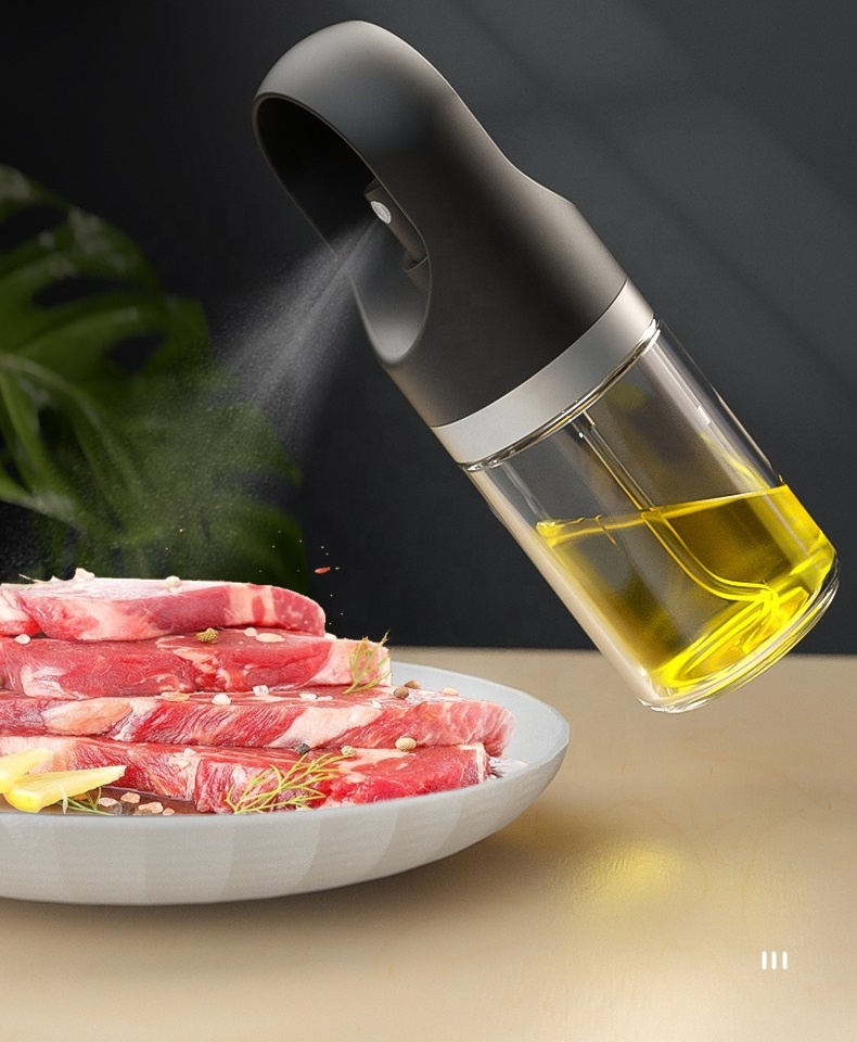 Oil Sprayer Dispenser ,Oil Vinegar Bottles Glass, glass bottle mist spray clear for Cooking