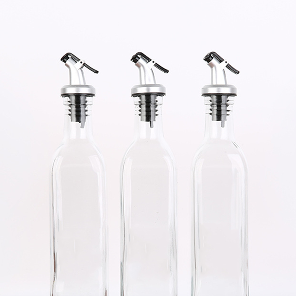 Oil and Vinegar Cruet Glass Bottles with Dispensers Oil and Vinegar Dispenser Set 240ml 350ml 500ml