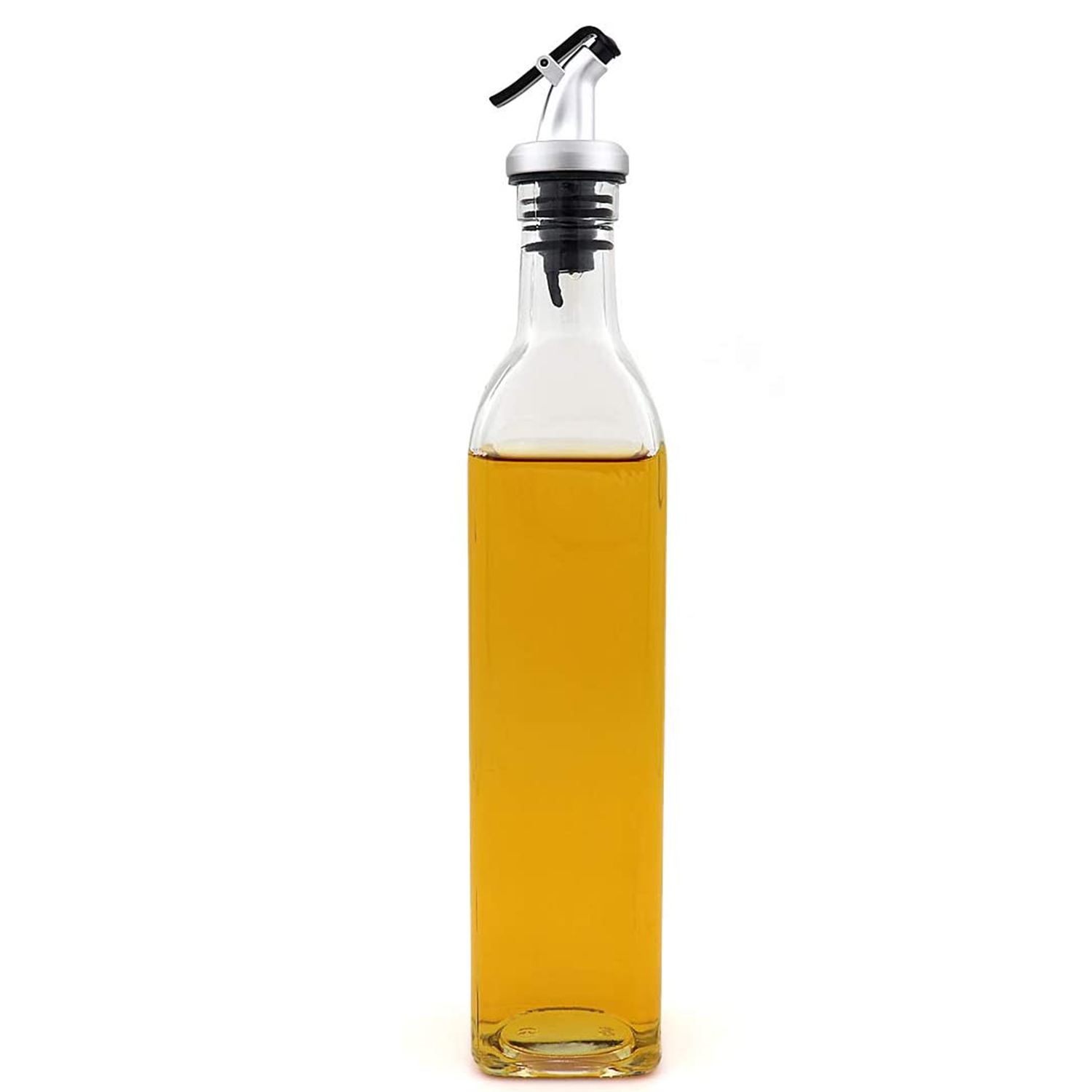 Oil and Vinegar Cruet Glass Bottles with Dispensers Oil and Vinegar Dispenser Set 240ml 350ml 500ml