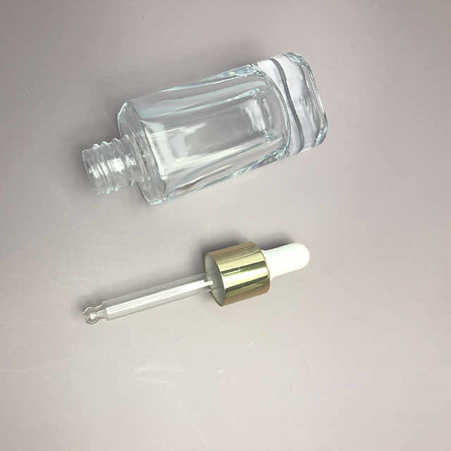 Oil drop bottle glass luxury with labels essential oil drop glass oil drop container with dropper