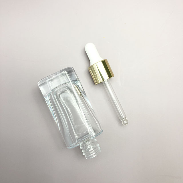 Oil drop bottle glass luxury with labels essential oil drop glass oil drop container with dropper