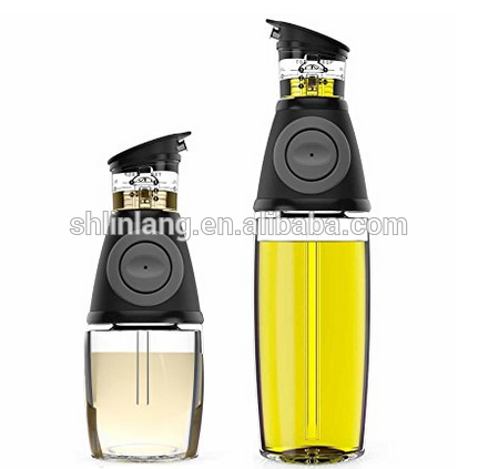 Olive Oil Dispenser Bottle - 17 Oz Oil Bottle Glass with No Drip Bottle Spout