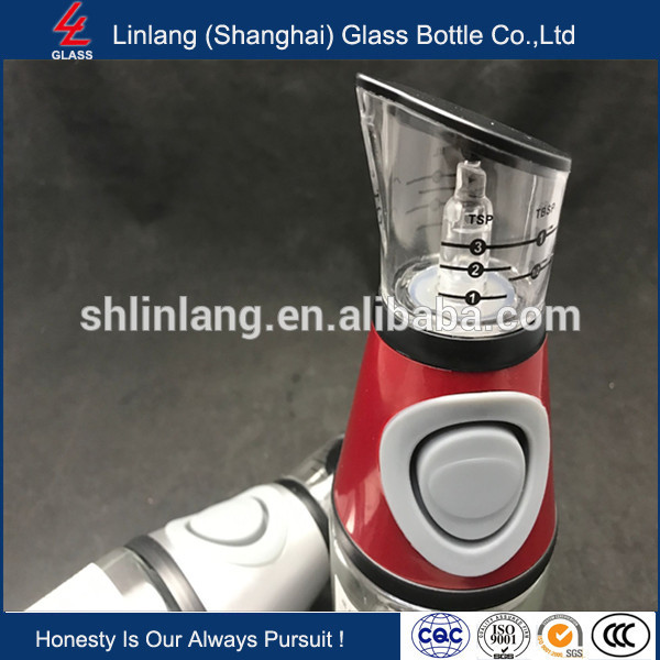 Olive Oil Dispenser Bottle - 17 Oz Oil Bottle Glass with No Drip Bottle Spout