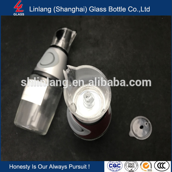 Olive Oil Dispenser Bottle - 17 Oz Oil Bottle Glass with No Drip Bottle Spout