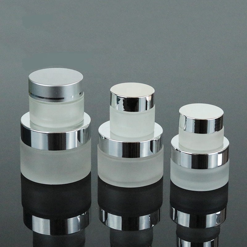 On sale 15g 15ml frosted cosmetic jar small glass jars for cream (GJM19)