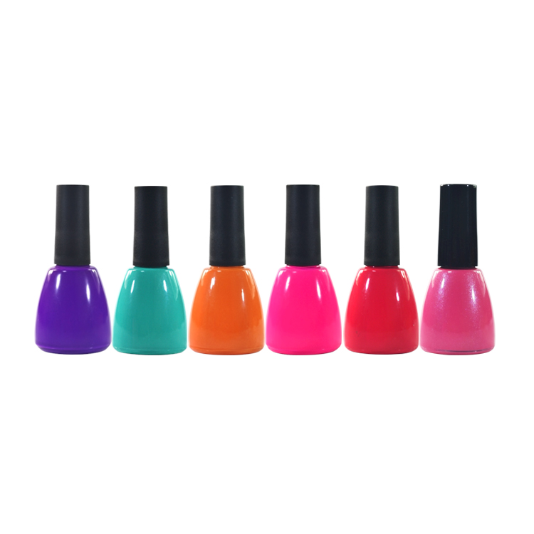On sale fancy 10ml 11ml 12ml 13ml 14ml 15ml 17ml clear glass empty uv gel nail polish bottle with brush