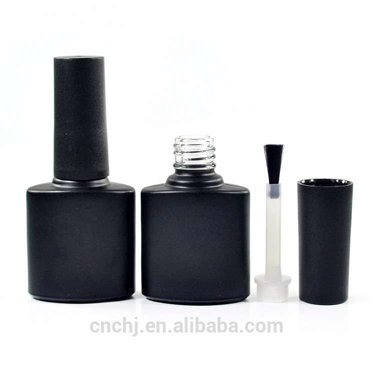 On sale fancy uv gel empty 5ml 10ml 11ml 13ml 14ml 17ml glass nail polish bottle with brush and caps