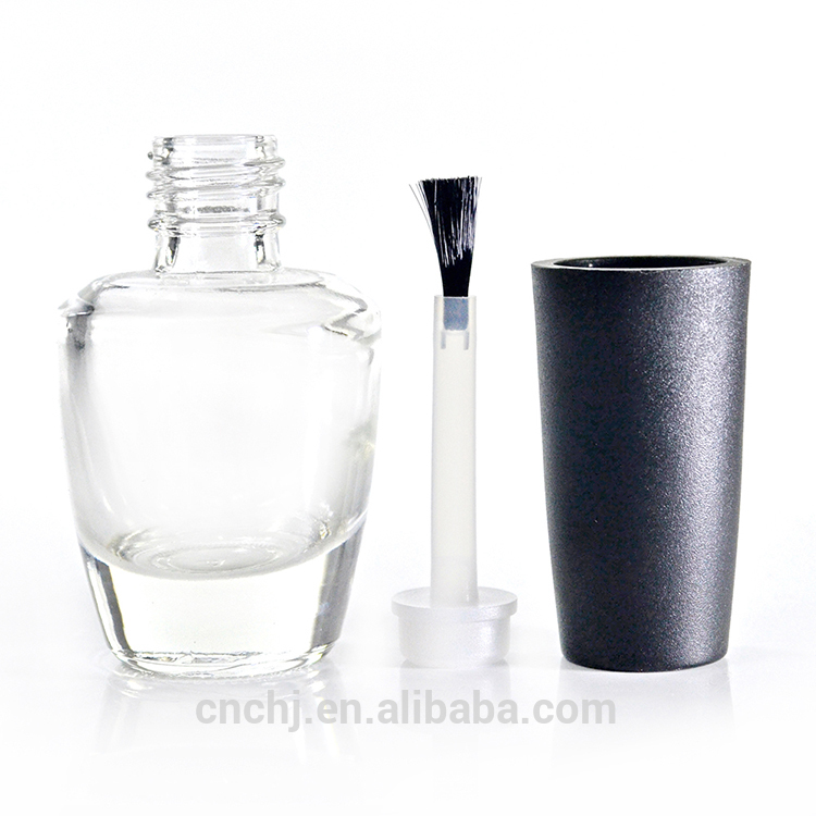 On sale fancy uv gel empty 5ml 10ml 11ml 13ml 14ml 17ml glass nail polish bottle with brush and caps