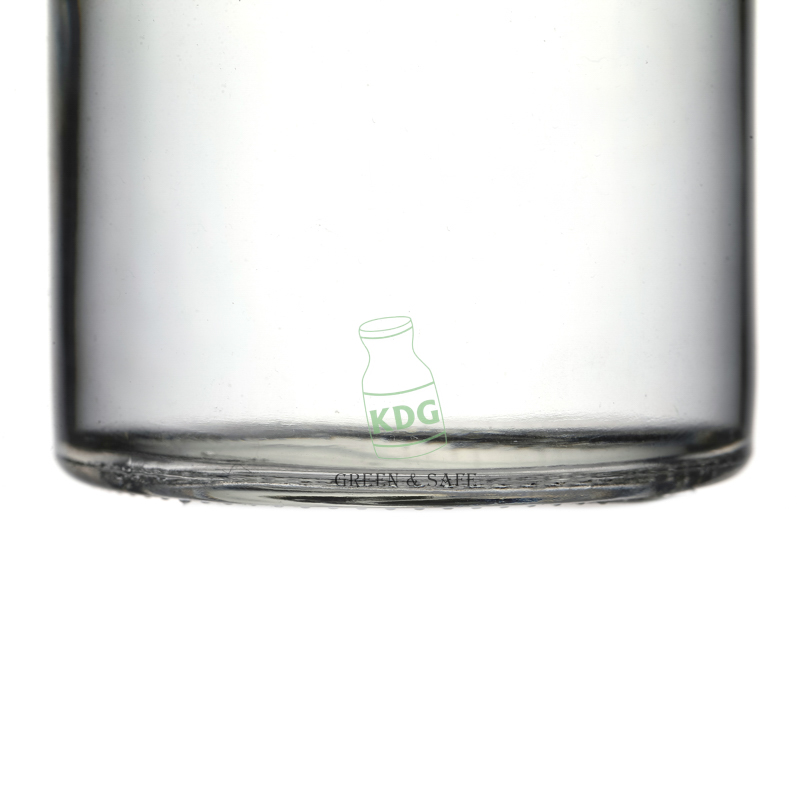 Online Wholesale Customize High Quality Clear Straight Round Food Glass Jar