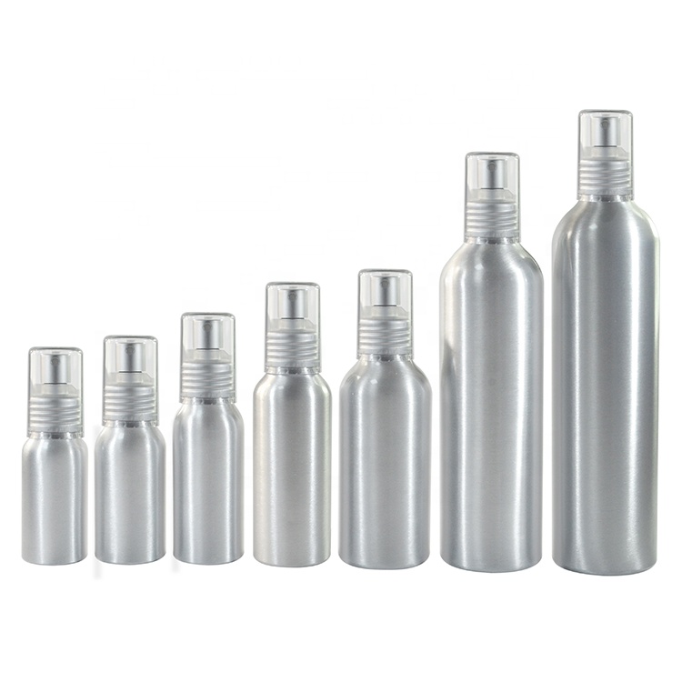 Online shopping empty 1oz 30ml 50ml 100ml 120ml 150ml 250ml aluminum spray bottle cosmetic