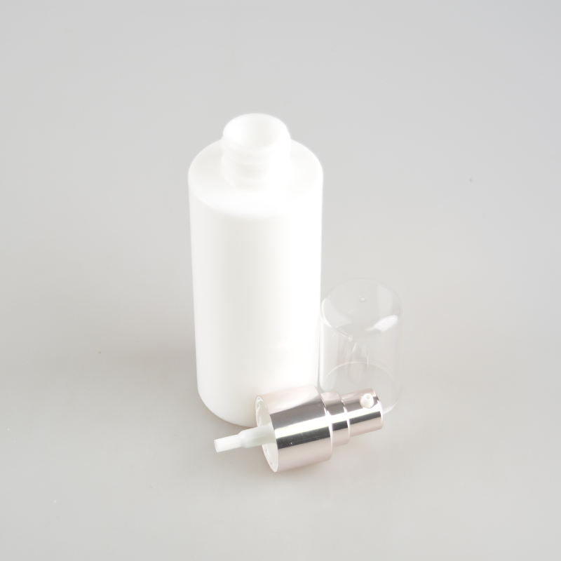 Opal white glass spray bottle and jar skincare cream sets of bottles and jars for cosmetic packaging jar skincare bottles