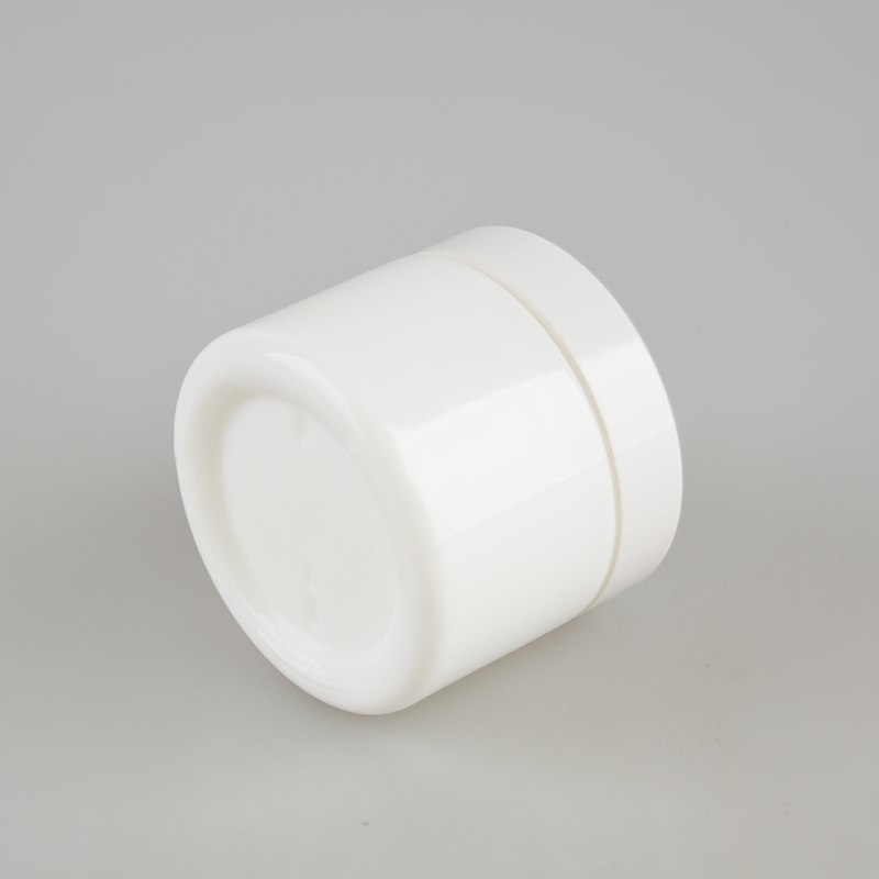 Opal white glass spray bottle and jar skincare cream sets of bottles and jars for cosmetic packaging jar skincare bottles