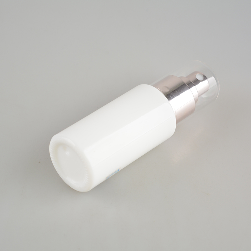 Opal white glass spray bottle and jar skincare cream sets of bottles and jars for cosmetic packaging jar skincare bottles