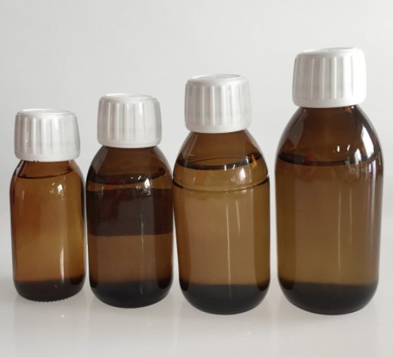 Oral liquid syrup bottle pharmaceutical amber glass bottle 100ml amber bottle