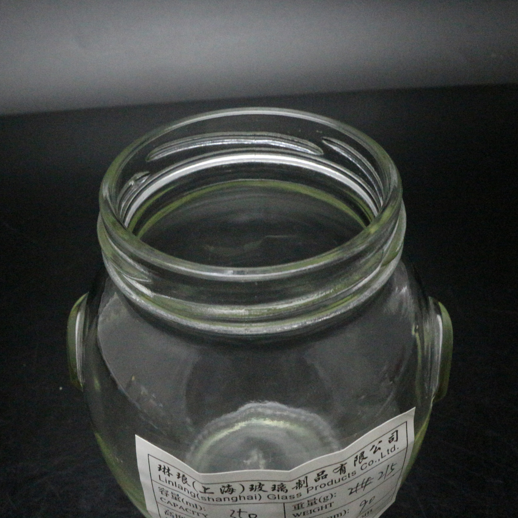 Orcio 370ml glass jar 12oz with 63mm lids