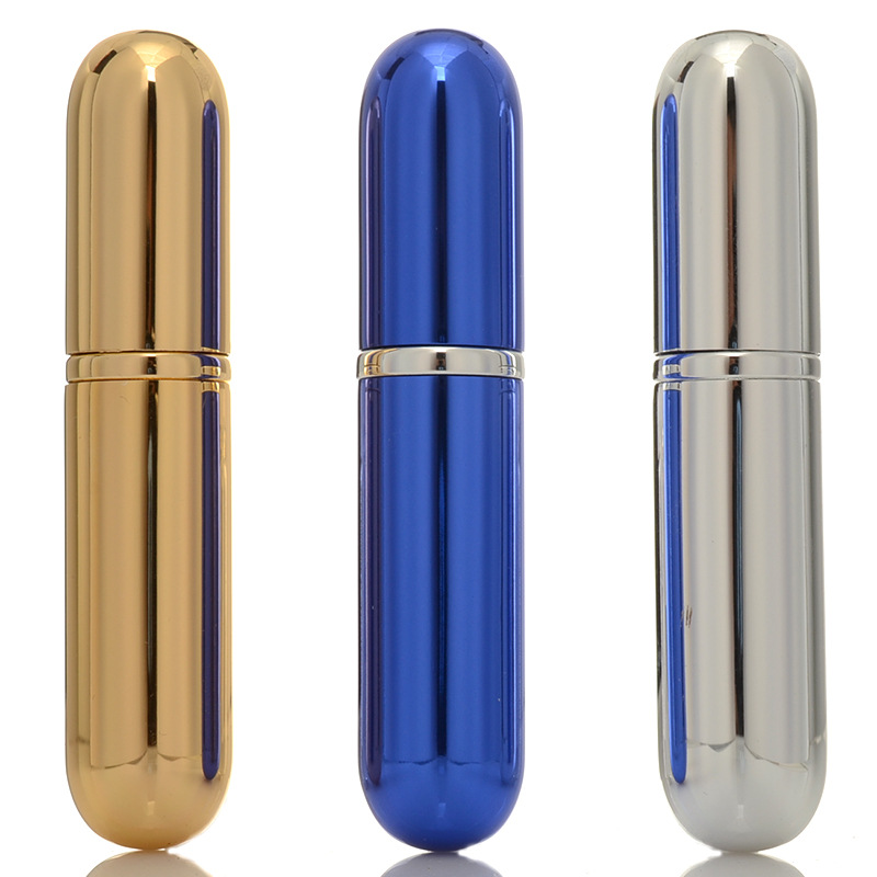 Outdoor 5Ml Bottom Refillable Aluminum Perfume Bottles Perfume Atomizer Bottle