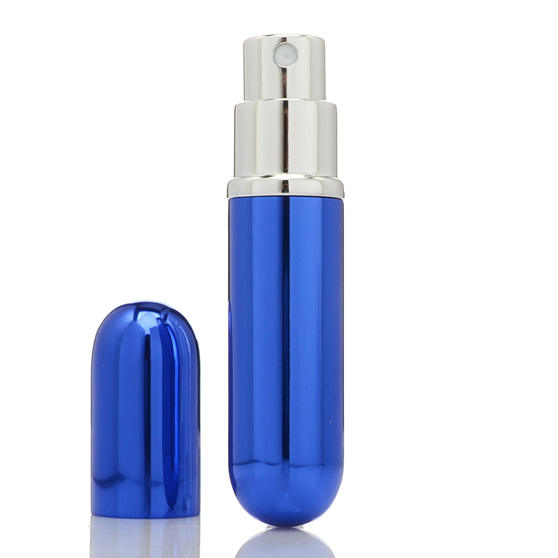 Outdoor 5Ml Bottom Refillable Aluminum Perfume Bottles Perfume Atomizer Bottle