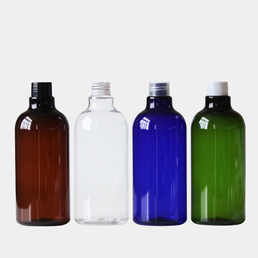 Oval PET36 Screw Cap Bottle, 500ml Skin Care Package