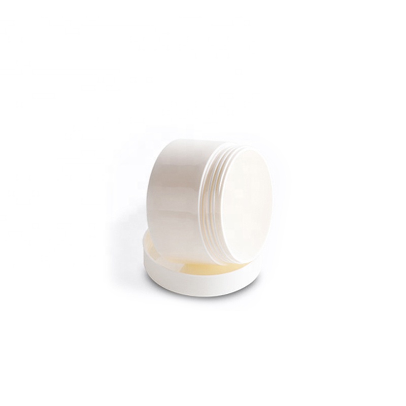 Oval Shape Matte Surface PP Plastic Hair Cream Hair Mask Jar