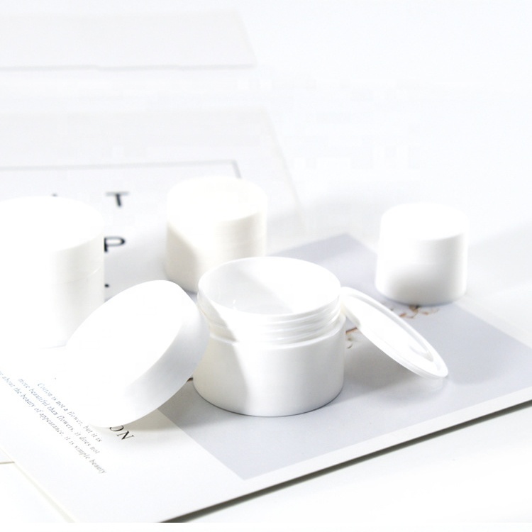 Oval Shape Matte Surface PP Plastic Hair Cream Hair Mask Jar