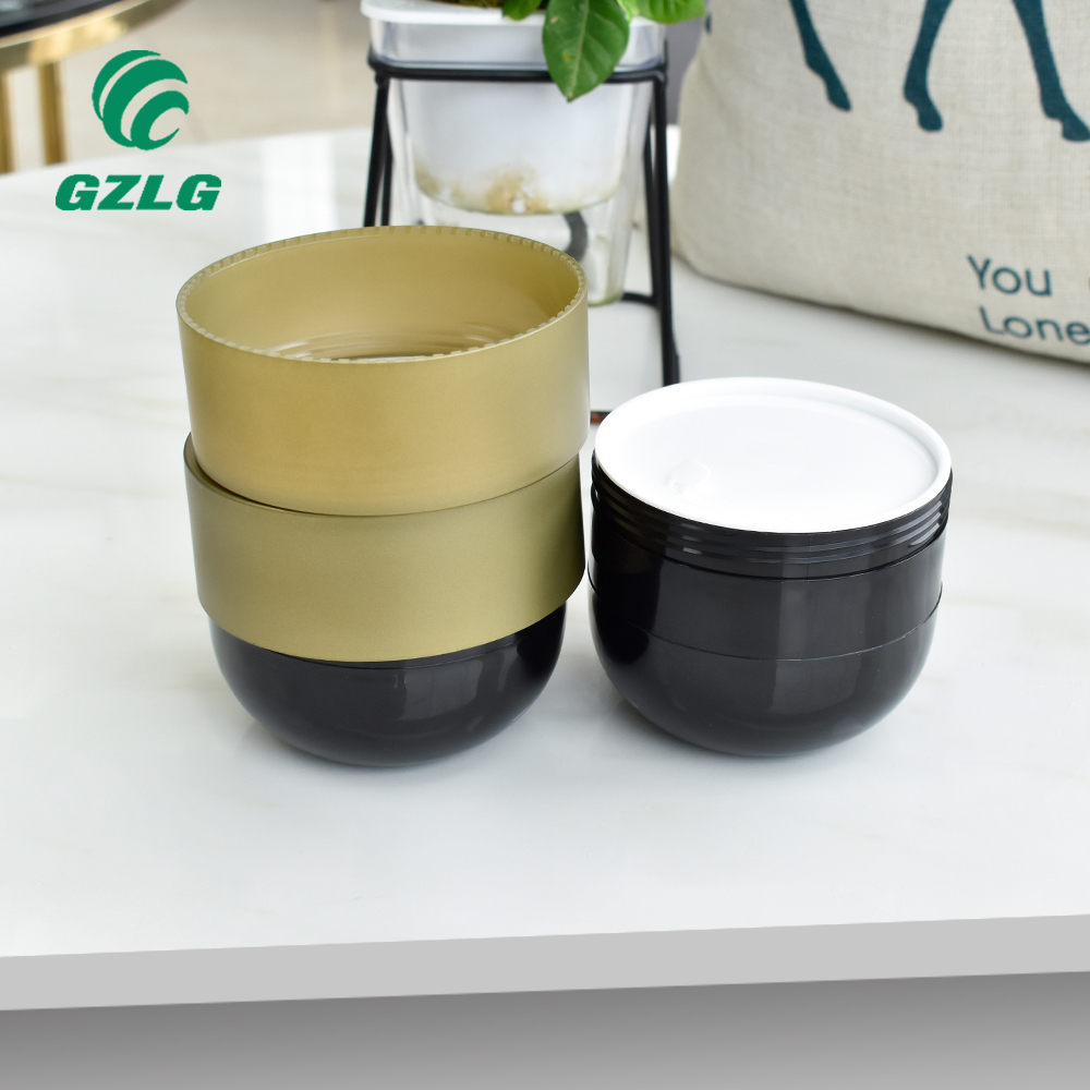 PCR Eco-friendly Gzlg Factory Wholesale Luxury Empty Oem Cosmetic Containers Biodegradable Cosmetic Packaging Plastic Cream Jar