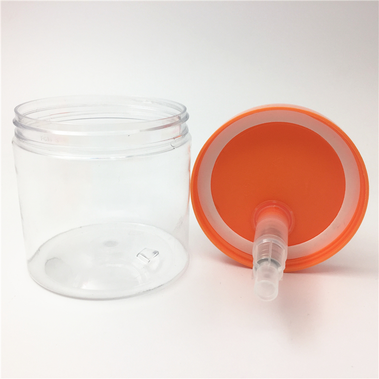 PCR+PP new environmental material empty face cream jar 300g