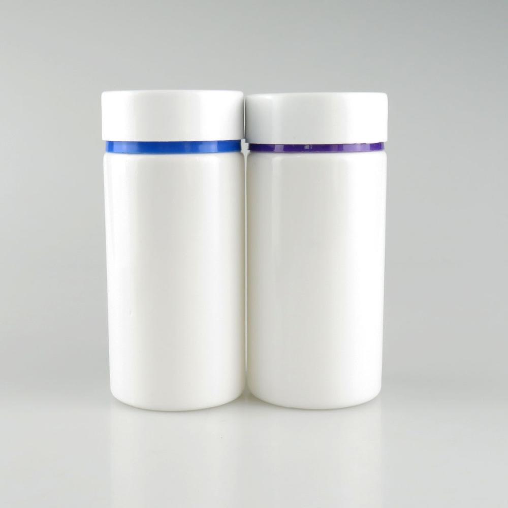 PET 150cc Plastic Bottles with Double-layer Cap Tablet Pill Vitamin Packer Bottles