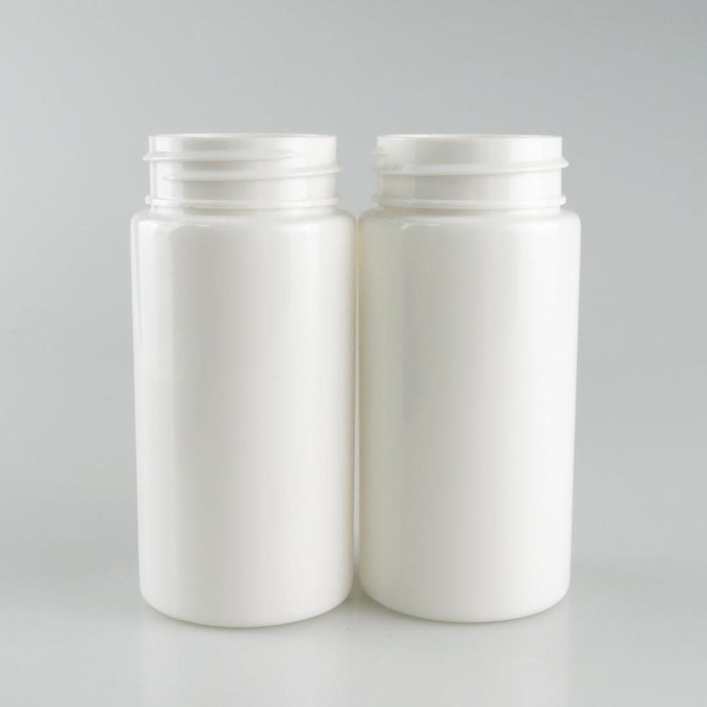 PET 150cc Plastic Bottles with Double-layer Cap Tablet Pill Vitamin Packer Bottles