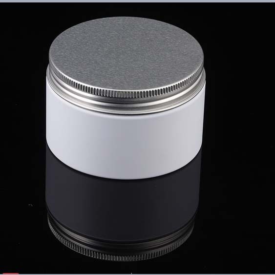 PET JAR frosted white plastic jar packaging Empty Jars with lids