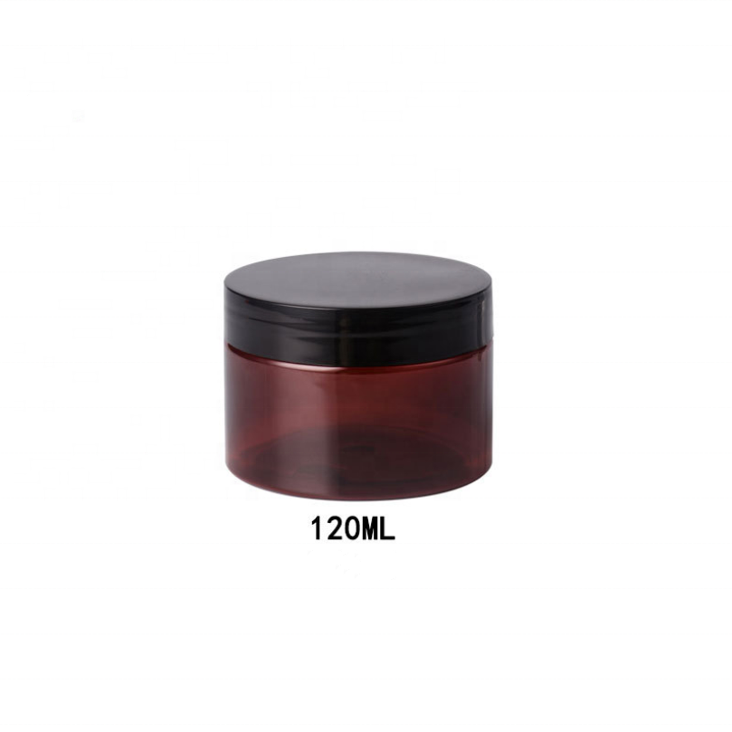 PET Plastic Cosmetic packaging 4oz 120ml cosmetic jar
