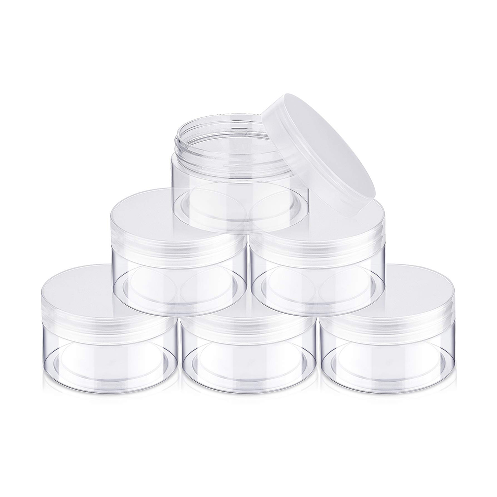 PET Plastic Type Life Canned Food Grade Packaging 100g 200g 300g PET Plastic Jar with Clear Lid