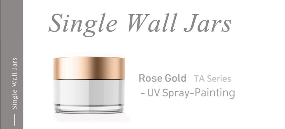 PET Pure Plastic Clear Transparent Single-wall Cream Jar with PET Cap ABS Lid | BPA Free | Heavy-wall | 15ml - 250ml (TA series)