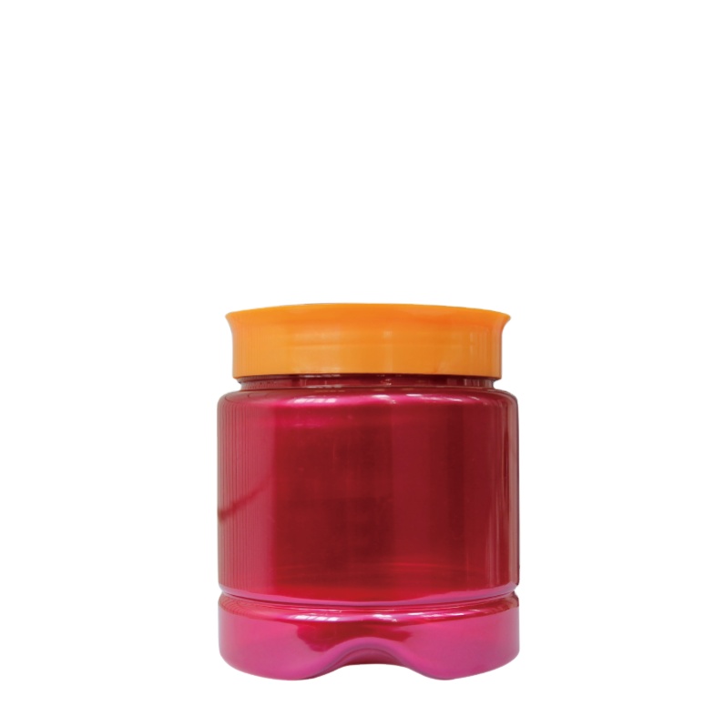 PET cosmetic round 30ml 100ml clear plastic cream plastic jar