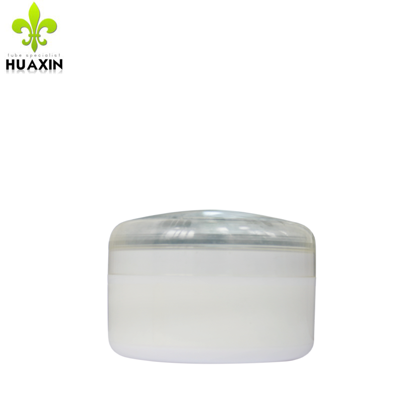 PET cosmetic round 30ml 100ml clear plastic cream plastic jar