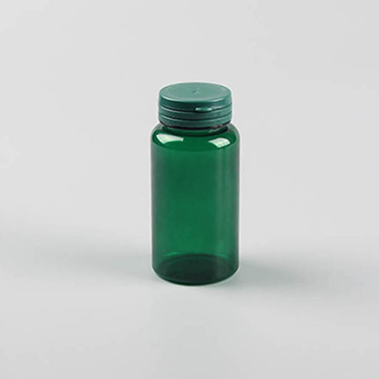 PET plastic bottles health supplement packaging bottle medicine capsule tablet bottle with pull ring