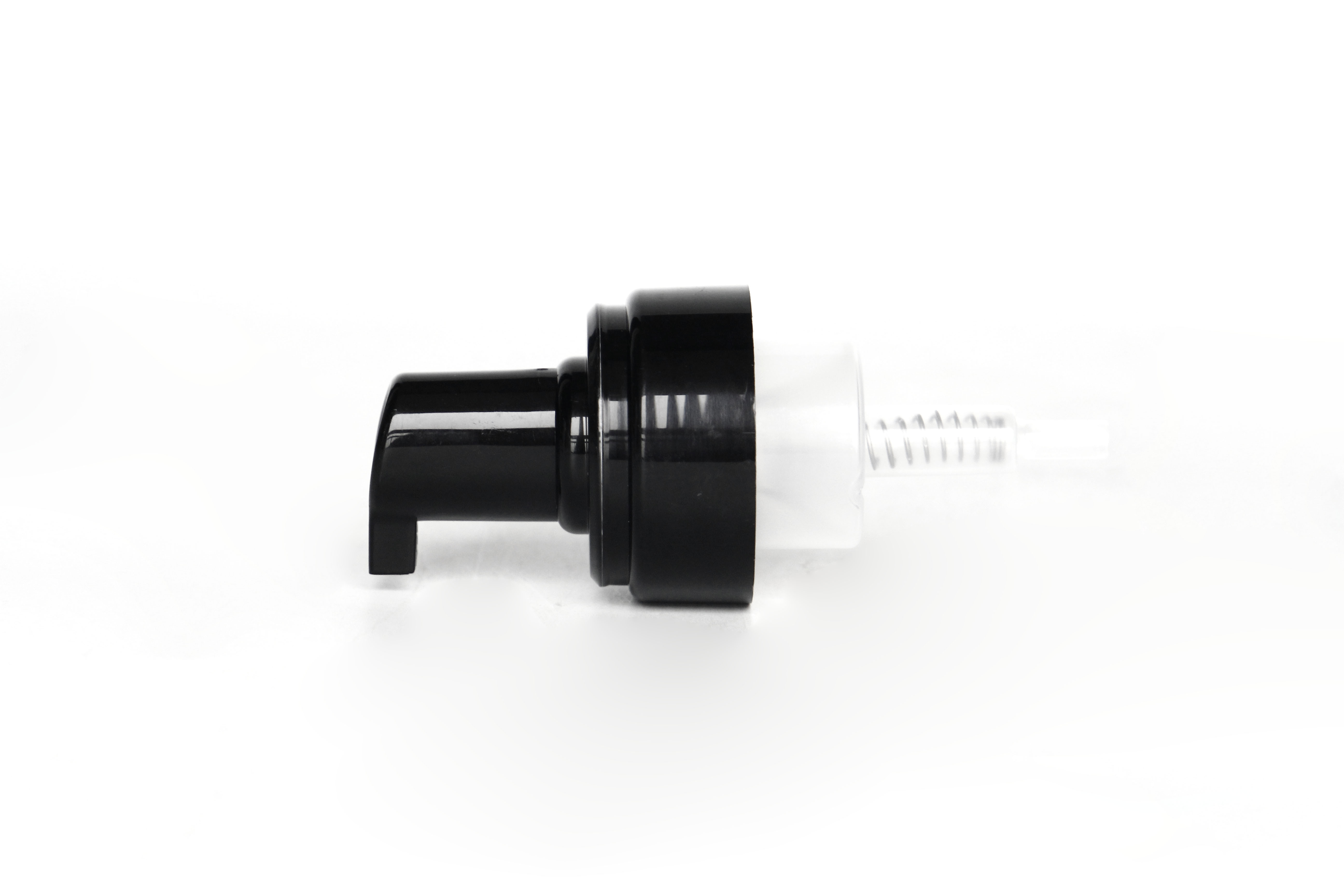 PET plastic cosmetic mousse bottle with foam pump