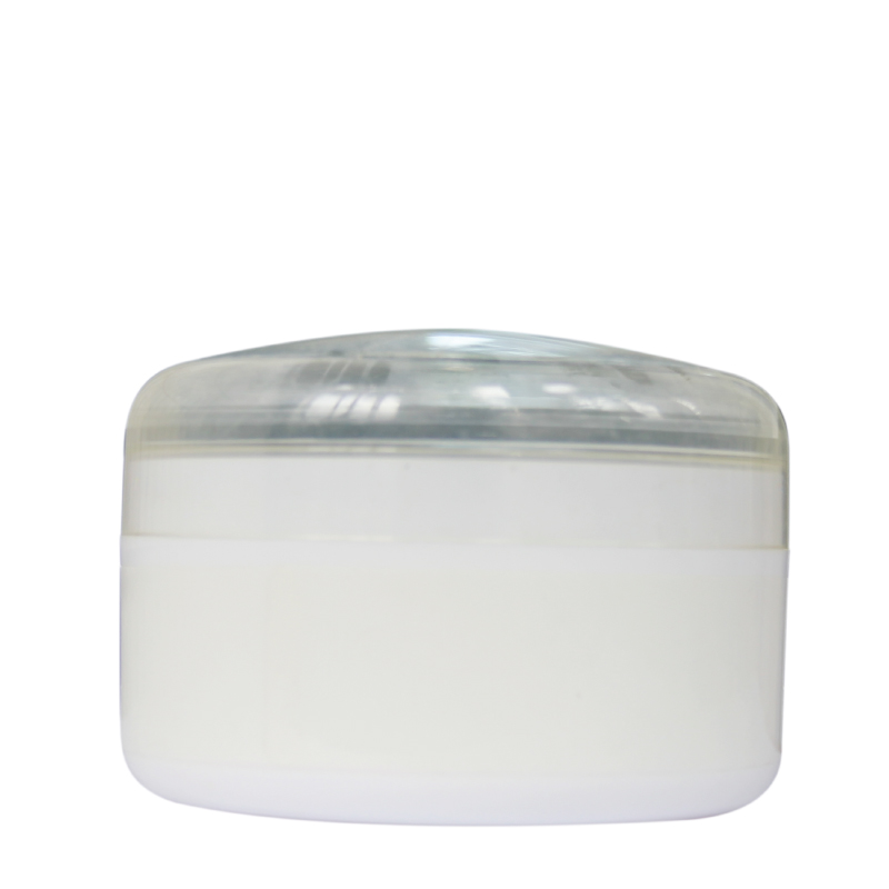 PET plastic jar with aluminium lid 100ml plastic container