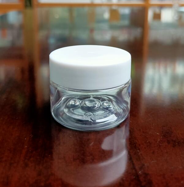 PET small cosmetic jar 10g 15g 20g face cream jar customized color