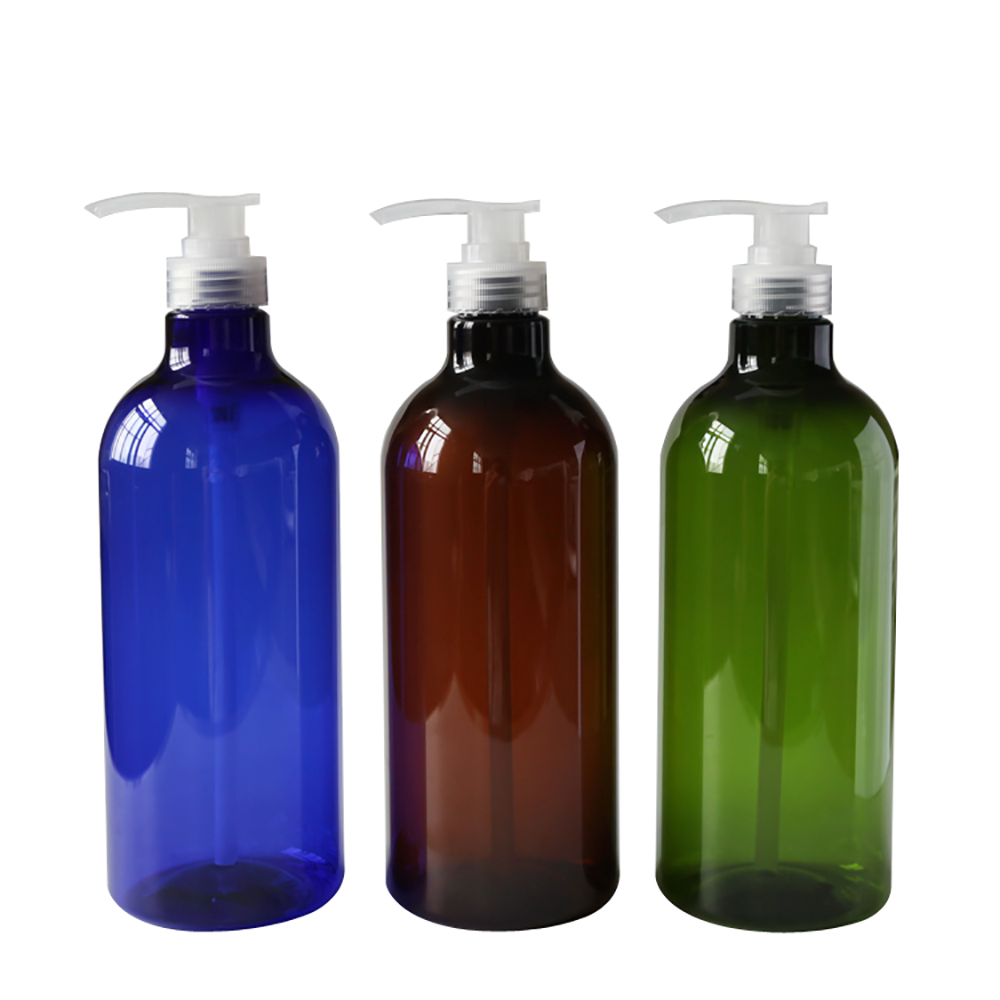 PET36 Oval Lotion Pump Bottle, Large Capacity 1000ml Plastic Bottle