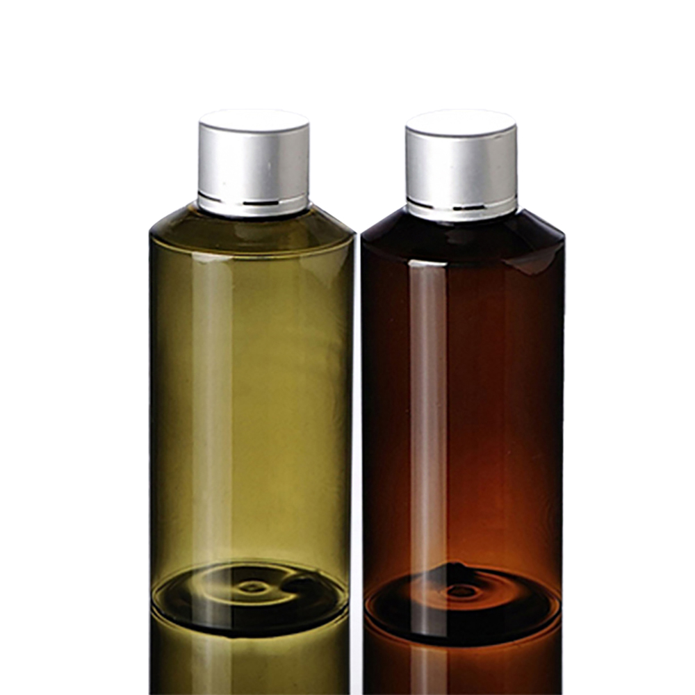 PETC24C Plastic Clear Cosmetic Container,100ml 150ml with Different Caps
