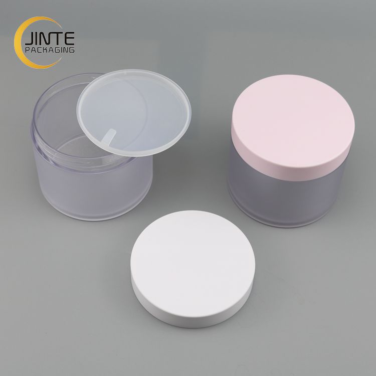 PETG Jar 8 oz 6 oz Body Scrub Jar Cosmetic Container For Cream