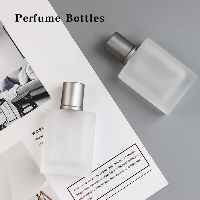 PFB006 Wholesale 300cc Press Distributing Bottles 30ml Mat Glass Perfume Bottle Spray Bottle